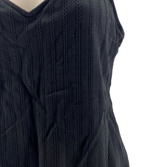 Jantzen Black Textured Tankini 3 PC Set Womens Swim Separates Size 8 - Picture 2 of 8